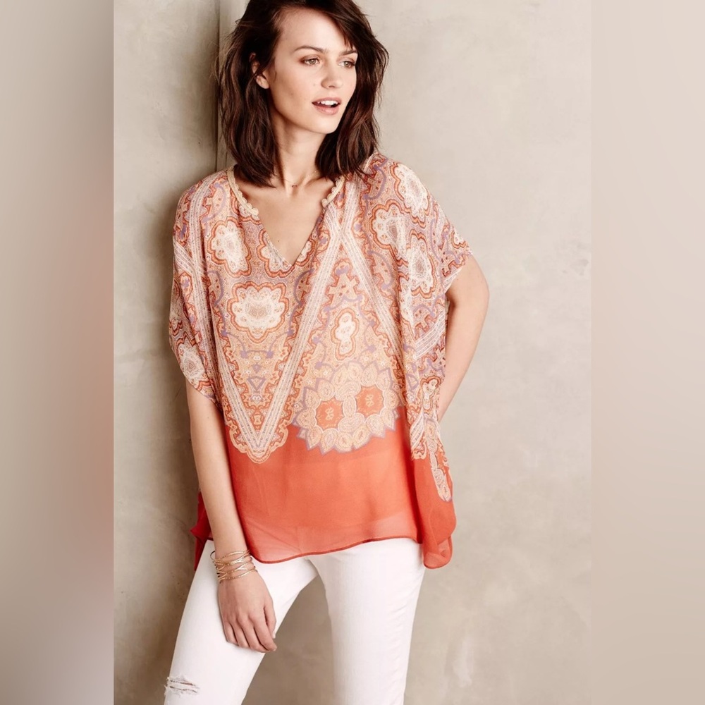Anthropologie Maeve Nalina Blouse - Picture 1 of 16